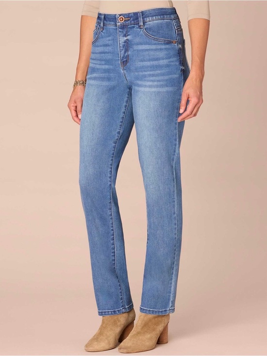 Democracy Denim - Democracy “Ab”Solution Straight-Leg Jeans, Size 10 (30), GUC